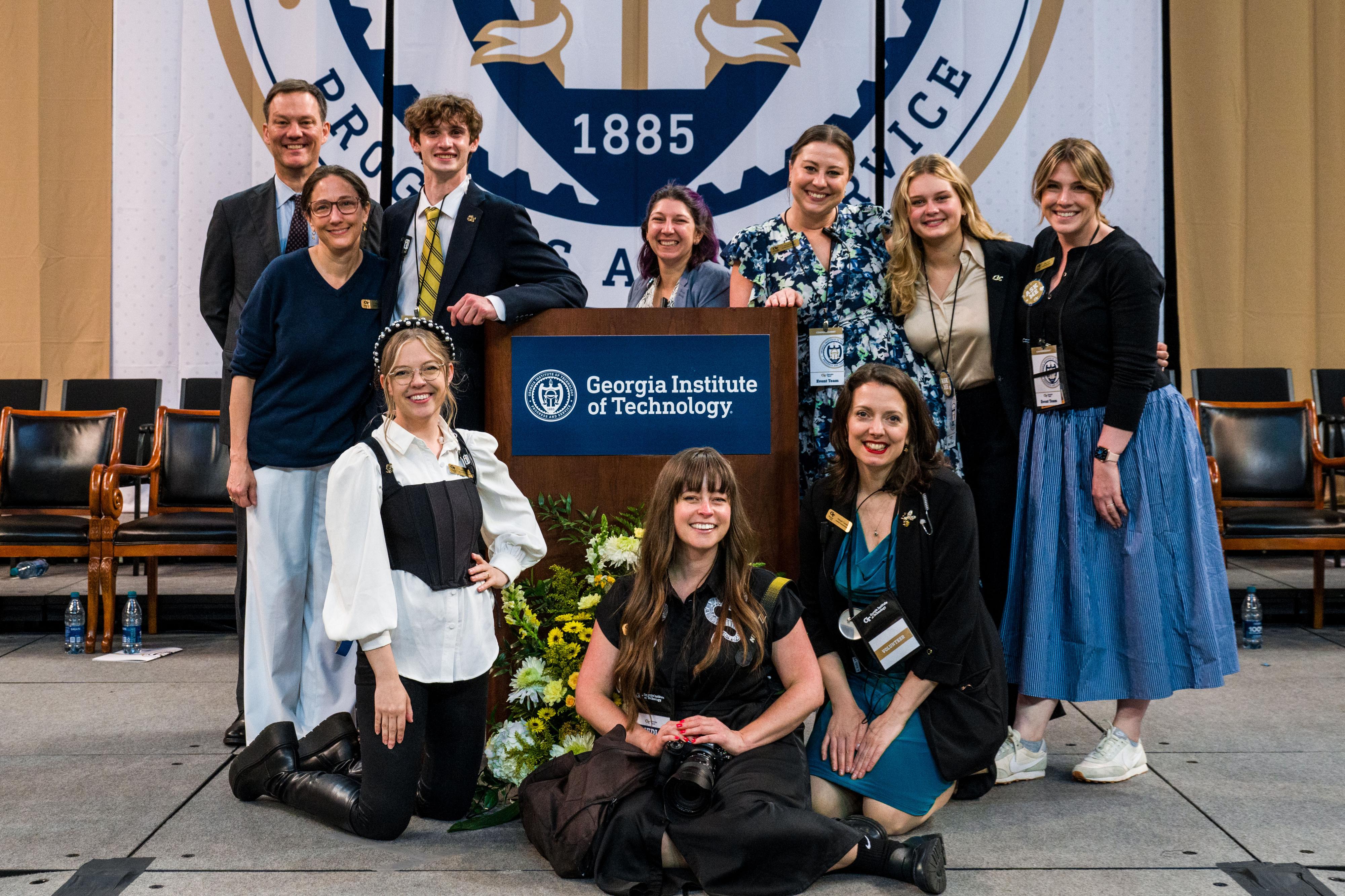team photo at commencement